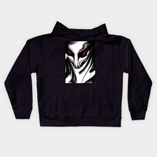 RED EYED SPOOKY HALLOWEEN VAMPIRE Kids Hoodie